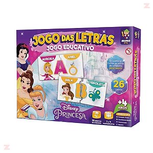 Jogo Educativo Princesas Disney Formando Nomes - Loja Zuza