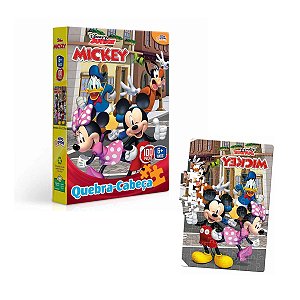 Puzzle Quebra Cabeça Infantil Disney Elementos 100 Peças - Toyster