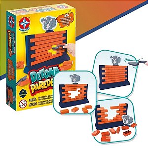 Jogo Infantil Colorido Detona Parede Desafios Brinquedo