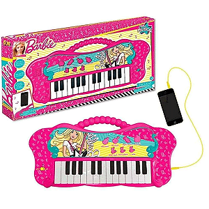 Teclado Musical - Fabuloso da Barbie com MP3 - F00046