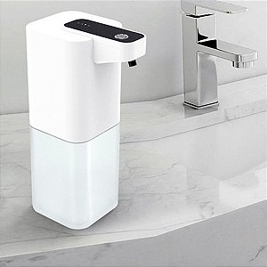 Saboneteira Dispensador Dispenser de Sabonete Líquido Shampoo Álcool Detergente Automático USB Para Casa Loja Consultório Ch204