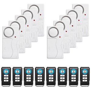 KIT 10 Alarme + 8 Controles Residencial Comercial CH289