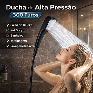 Ducha Para Pet Shop Salão De Beleza Jardinagem Lavagem de Carro Alta Pressão 300 Furos - Ch230