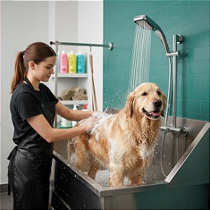 Ducha Chuveiro Para Lavatório Salão de Beleza Pet Shop Jardinagem 300 Furos - CH229