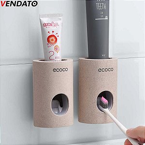 Dispensador de Pasta de Dentes Automático com Adesivo Dispensador de Creme Dental - Ref. CH90