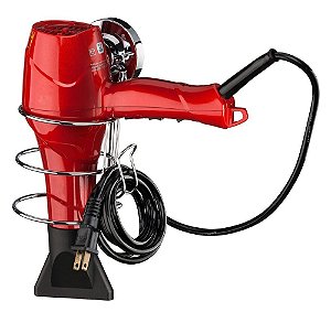 Suporte Para Secador De Cabelo Chapinha Prancha Com Ventosa Extra Forte Luxo - 4020