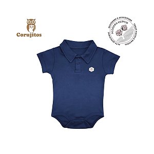 Body Social Gola Italiana e Manga Curta Azul Marinho Tamanho P - Corujitos