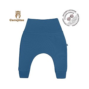Calça Anti Cólica Confort Jeans Azul P - Corujitos