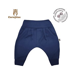 Calça Anti Cólica Confort Azul Marinho RN - Corujitos