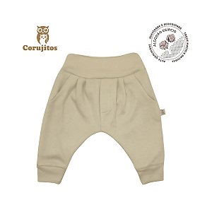 Calça Anti Cólica Confort Bege RN - Corujitos