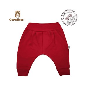 Calça Anti Cólica Confort Vermelho RN - Corujitos