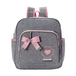 Mochila Maternidade Amor Cinza - Batistela