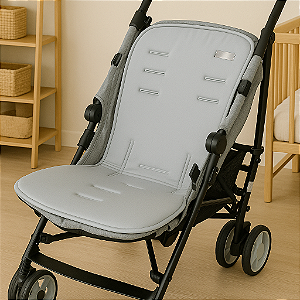 Capa para Carrinho em Lycra Cinza - D'Bella Baby