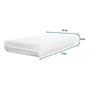 Colchão Para Mini Berço Tom 69 x 39 x 10 Densidade 18 - Reller