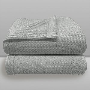 Manta Donna Termocelular Cubes Cinza - Laço Bebê