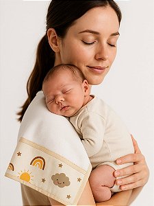 Kit Fralda de Passeio Estampada - 3 Peças | M&Baby