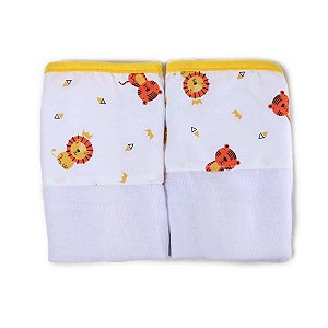 Jogo de Fralda de Ombro 2 Pecas  Premium  Leao - Nenem