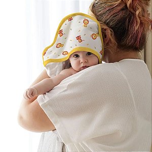 Toalha de Banho Felpuda Premium com Capuz Leao -  Nenem