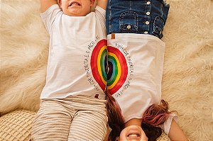 Camiseta Infantil Arco-íris