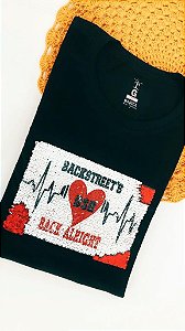 T-shirt Backstreet Boys Paetê batimentos
