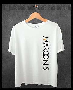 Camiseta Maroon 5 - Logo lateral