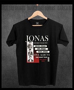 T-Shirt Jonas Brothers - Nomes Tour