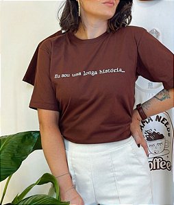 T-shirt  Eu sou uma longa história...