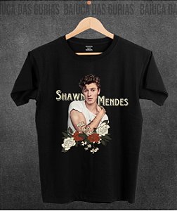 T-shirt Shawn Mendes - (Manga com/sem paetê)