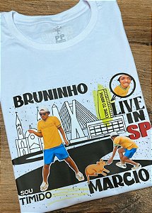 T-Shirt Bruninho Marcio  - Live in SP