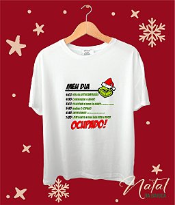 T-Shirt Natal Agenda Grinch
