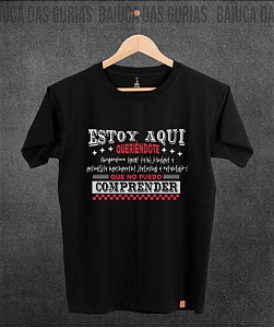 Camiseta Shakira Estoy Aqui (Manga com ou sem paetê)