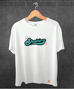 T-shirt Shakira (Manga com ou sem paetê)