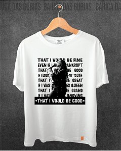 T-shirt Alanis Morissette - That I would be good (Manga com ou sem paetê)