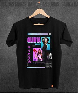 T-shirt Olivia Rodrigo -  Guts Tour (Manga com ou sem paetê)