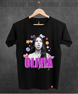 T-shirt Olivia Rodrigo -  Adesivos (Manga com ou sem paetê)