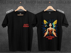 Camiseta Katy Perry - Wings (Manga com e sem paetê)