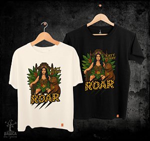 Camiseta Katy Perry - Roar Capivara (Manga com e sem paetê)