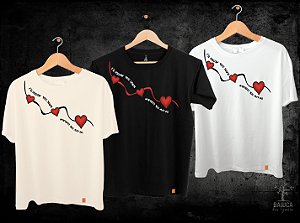 Camiseta Imagine Dragons - Follow you corações (Manga com ou sem paetê)