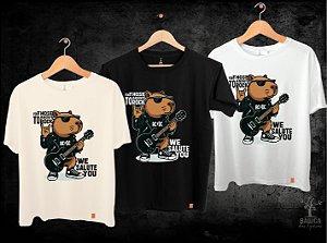 Camiseta AC/DC capivara For those about the rock INFANTIL