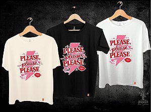 Camiseta Sabrina Carpenter - Please, please, please..