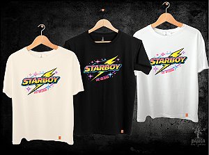 Camiseta The Weeknd - STARBOY (manga com / sem paetê)