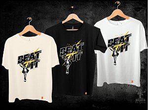 Camiseta Michael Jackson - Beat it RAIO (Manga com ou sem paetê)