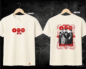 Camiseta BTS Arirang foto frente e costas