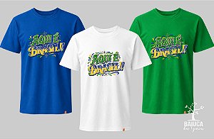 Camiseta Copa - Aqui é Brasil!!