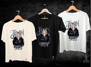 Camiseta BTS - Jimin (Manga com /sem paetê)
