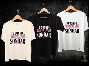 Camiseta Xuxa Sonho Letra (manga com / sem paetê)