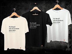 Camiseta Xuxa - No Brasil não há homem pra mim (manga com / sem paetê)