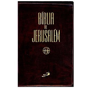 Bíblia de Jerusalém - Média com Zíper