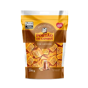 Doce de Leite com Amendoim em Tablete 200g