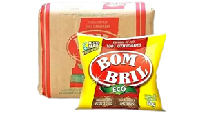 Lã de Aço Bombril (Fardo c/14 Pacotes)
